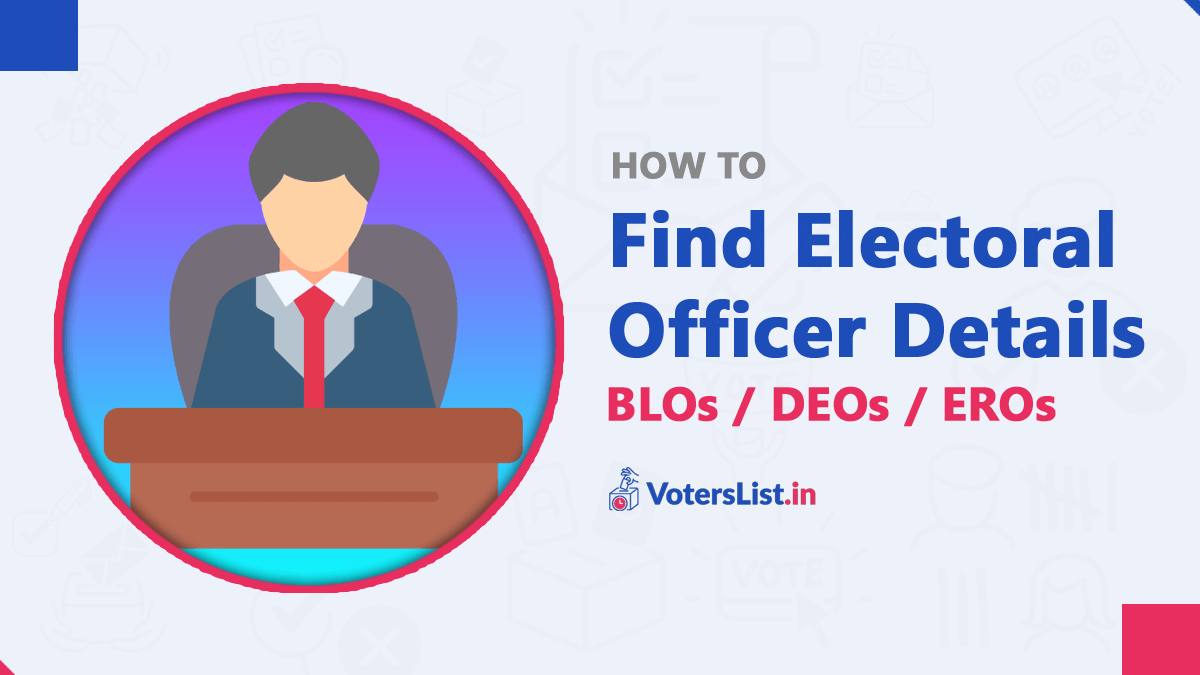 How to Find Electoral Officer Details