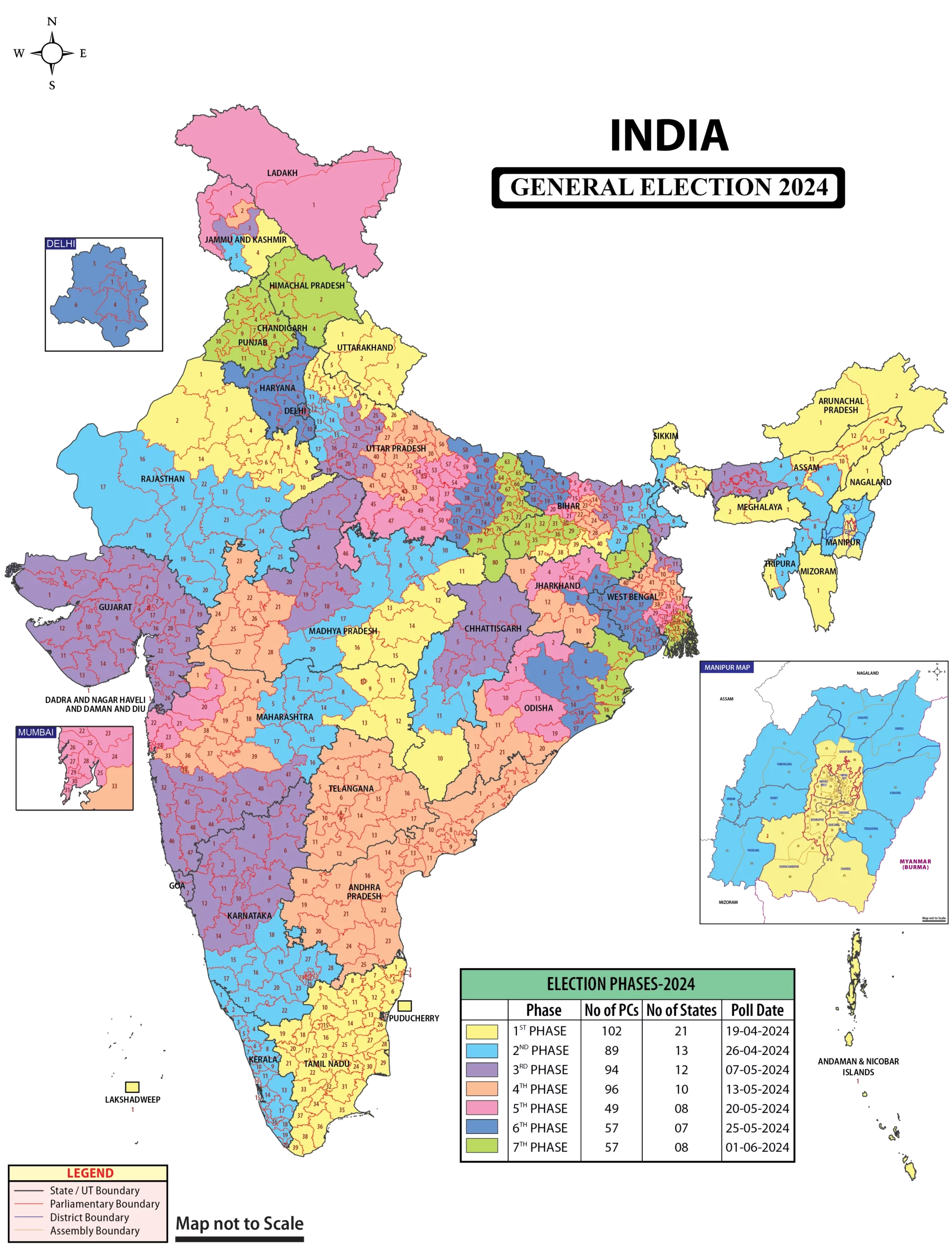 India Parliamentary Constituency Map