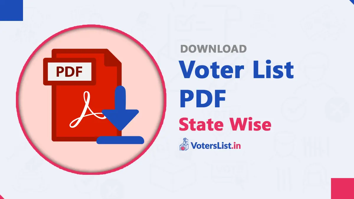 Voter List PDF Download