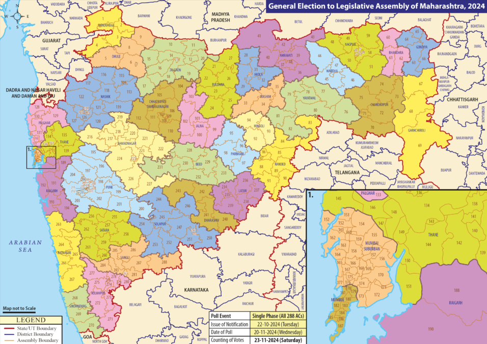 Maharashtra Assembly Constituency Map