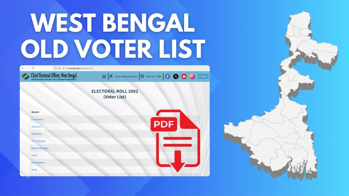 Old Voter List West Bengal