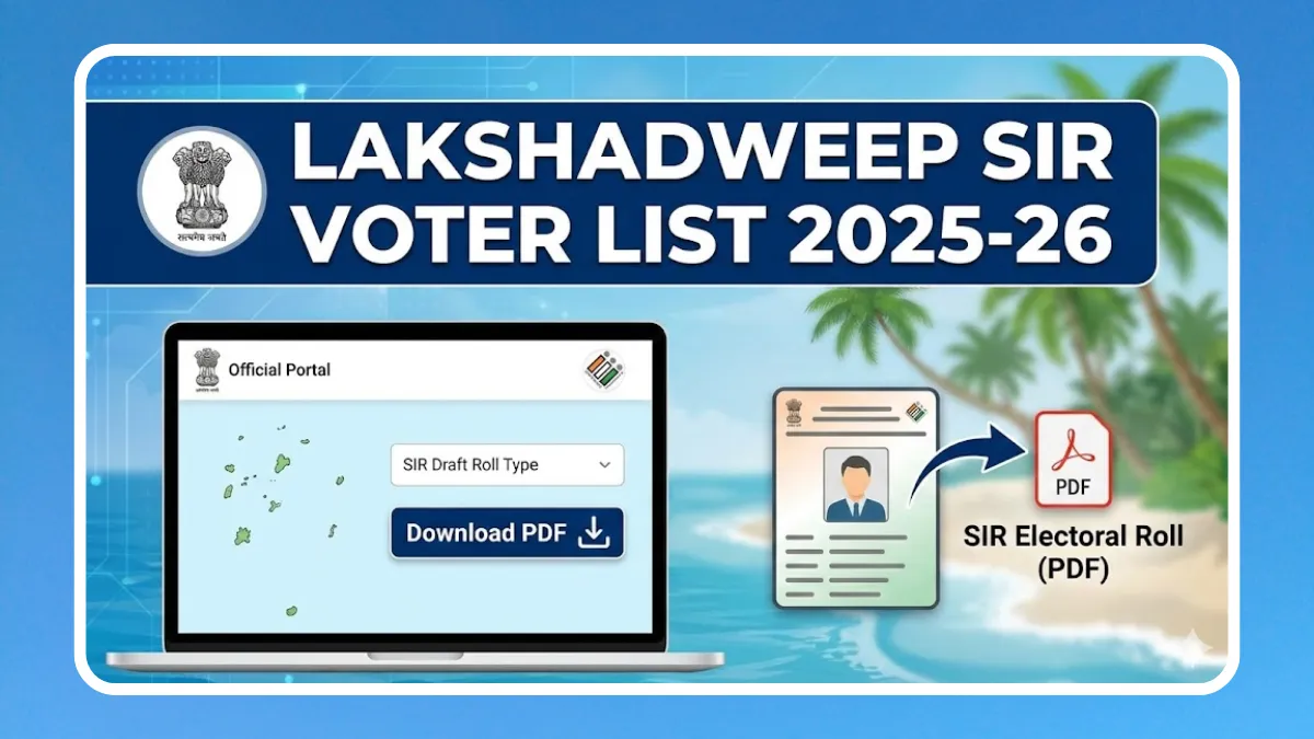 Lakshadweep Draft SIR Voter List