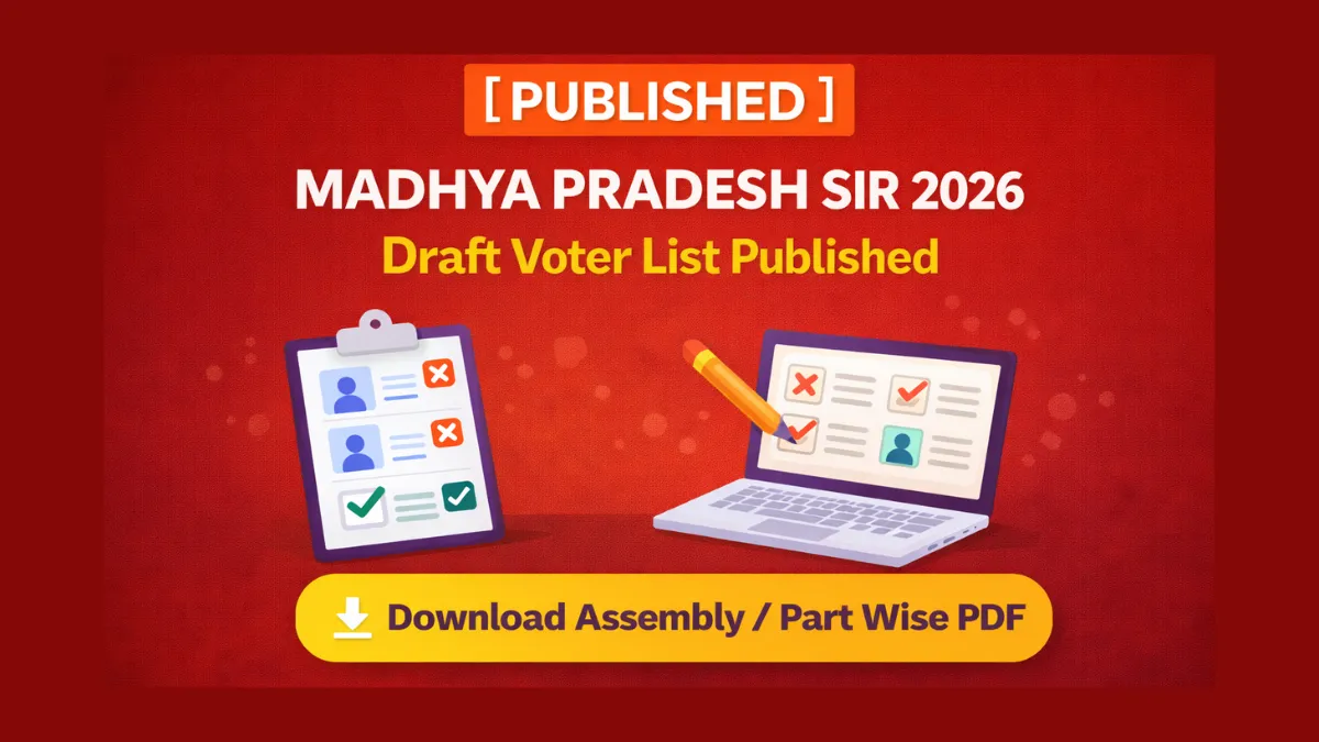 Madhya Pradesh SIR Draft Voter List