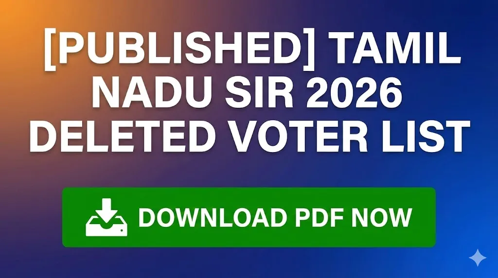 Tamil Nadu SIR Deleted ASD List
