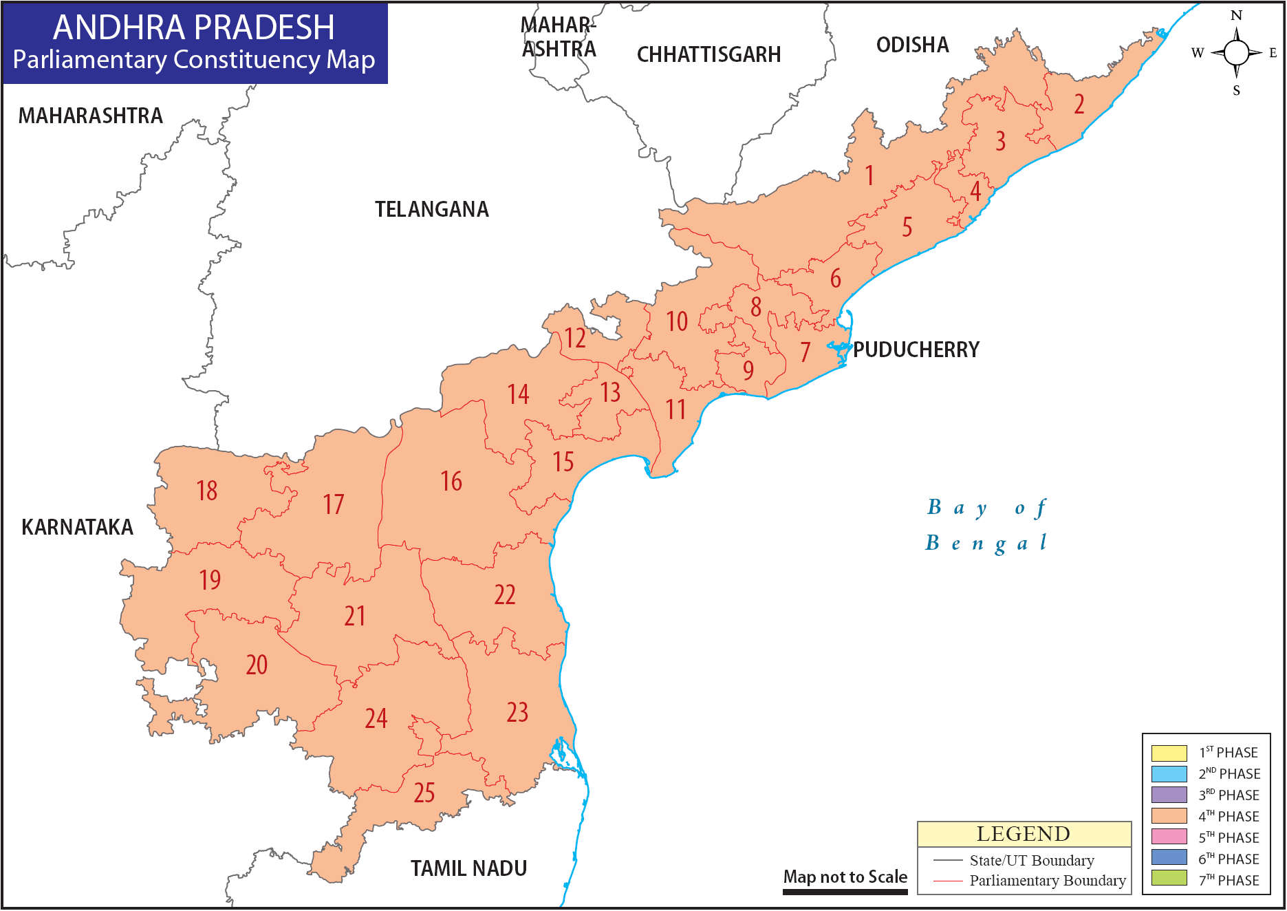 Andhra Pradesh Parliamentary Constituency Map