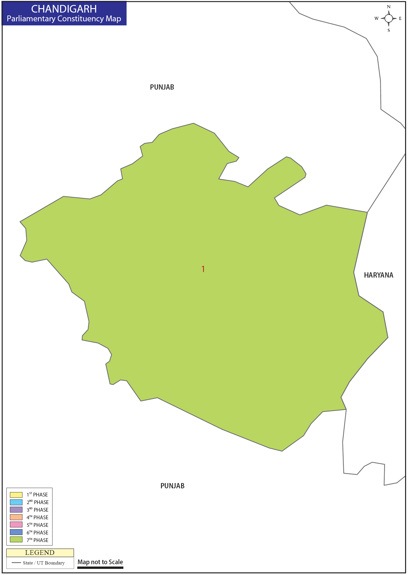 Chandigarh Parliamentary Constituency Map