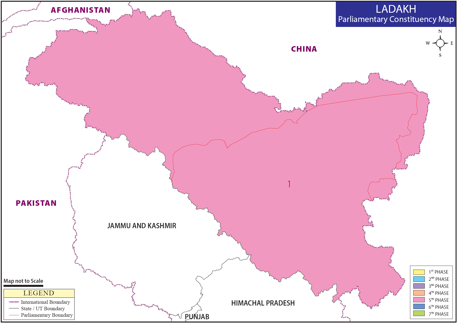 Ladakh Parliamentary Constituency Map