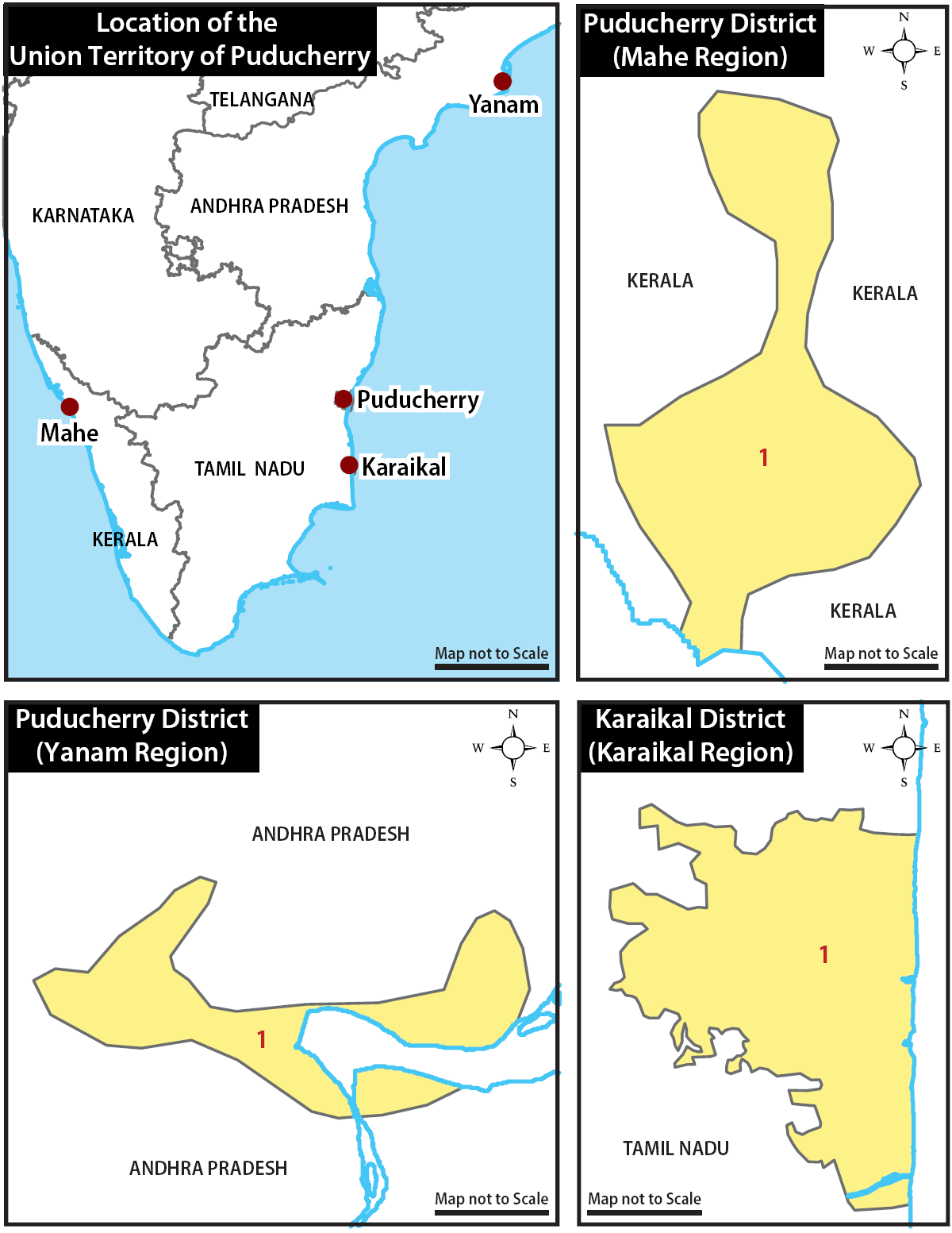 Puducherry Parliamentary Constituency Map