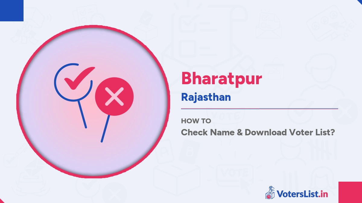 Bharatpur Voters List
