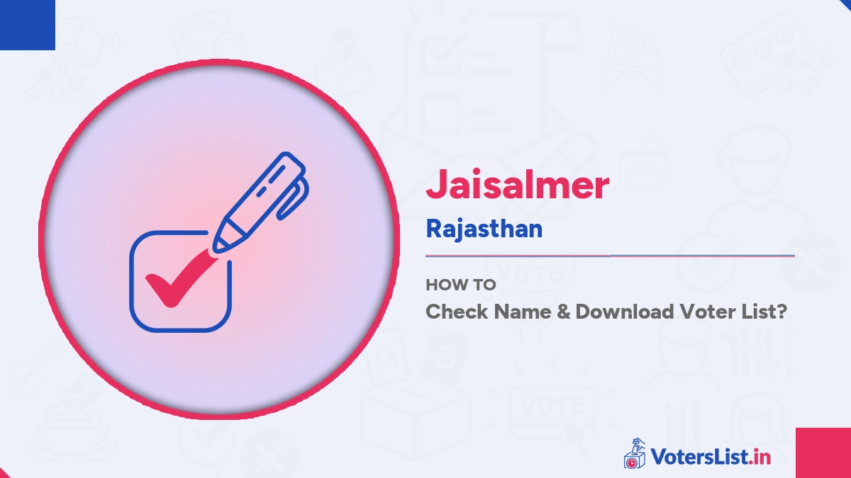 Jaisalmer Voters List