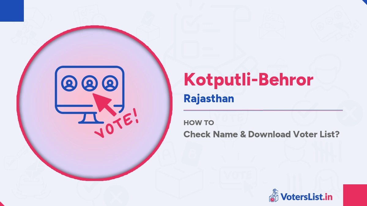 Kotputli-Behror Voters List