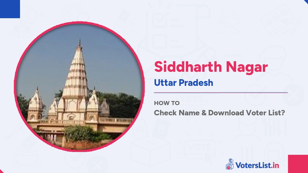 Siddharth Nagar Voters List