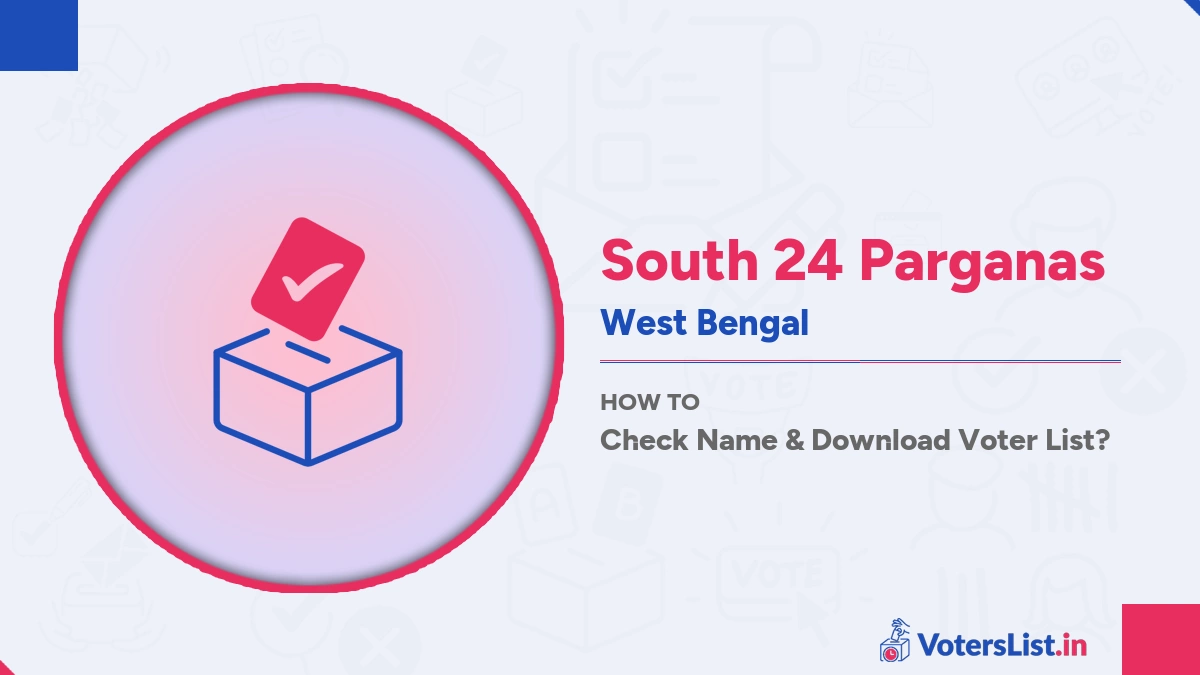 South 24 Parganas Voter List